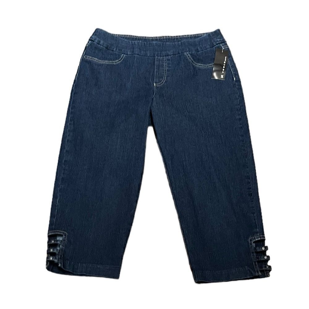 NWT N Touch Women's Denim Crop‎ Jeans, Size 6P